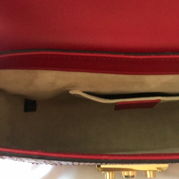 Gucci Red python bag - Picture 5 of 7